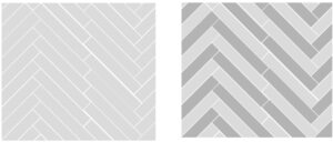 herringbone flooring pattern